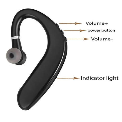 Wireless Headset Bluetooth 5.0 Earphones HiFi Stereo Waterproof Business Headphones Earpiece Handsfree With Mic for Smart Phones