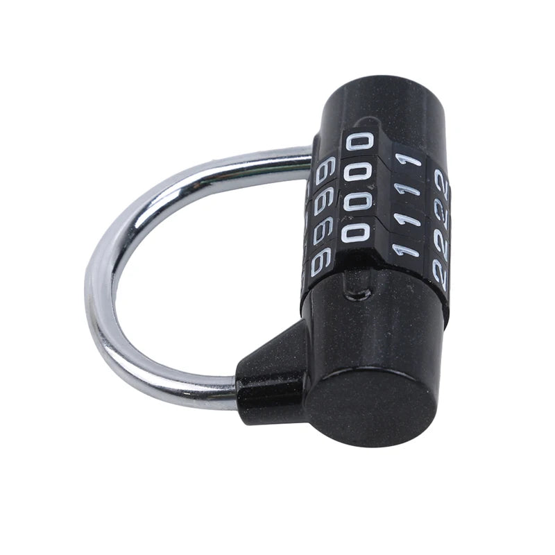 Multifunctional Combination 4 Digit Security Padlock Gym Locker Drawer Luggage Cabinet Toolbox Door Lock Door Padlock