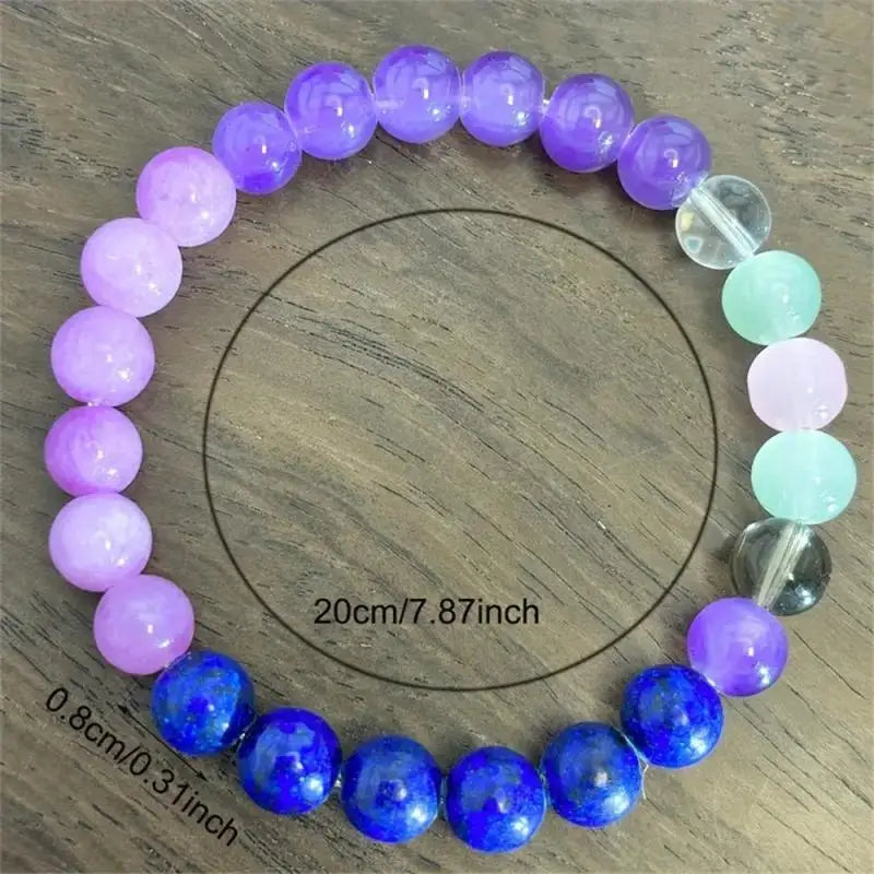 Relieve anxiety bracelets Women men Summer beads bangles gift for girls Y2K goth accesorios Fashion natural stone charm braclet