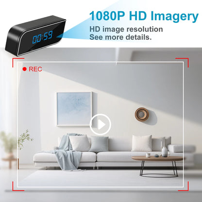 New wireless clock with WiFi, high-definition 1080P network, motion detection night vision, baby safety protection