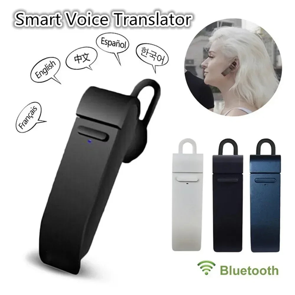 Voice translator Peiko 25  Bluetooth Translated Earphone Business car Languages Intelligent Wireless handsfree Headset earpuds