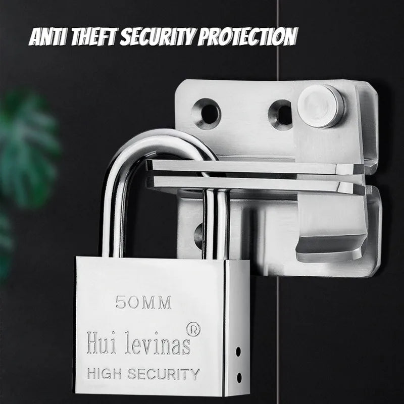 Stainless Steel Padlock Household Small Lock Head Anti-theft and Anti Prying Lock Dormitory Waterproof and Anti Rust Lock Locker