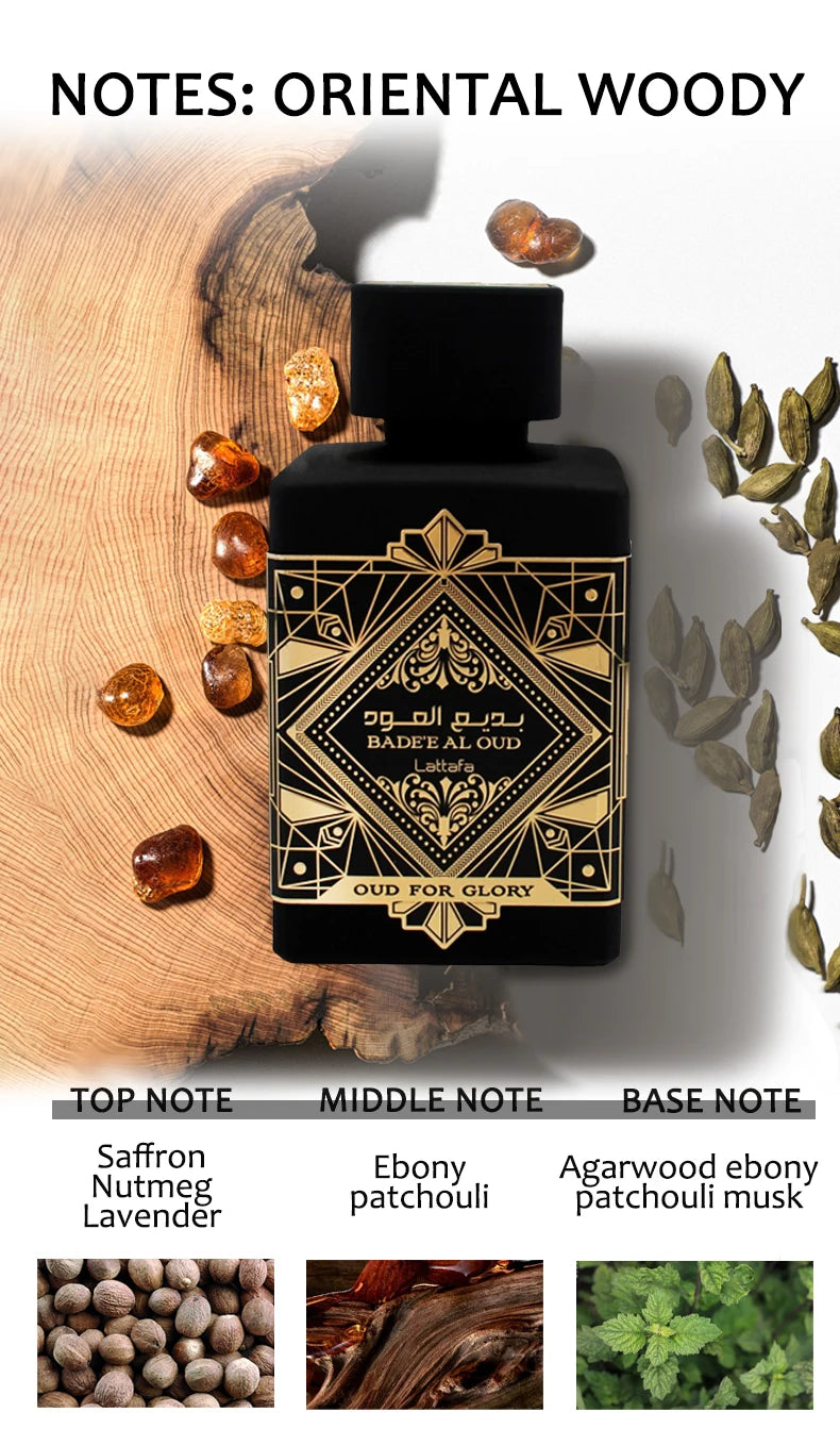 100ml Original High Quality Arabian Perfume Long Lasting Fragrance Spray To Enhance Confidence and Charm for Men and Women