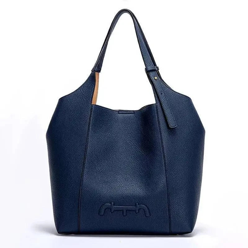 Ladies Handbag 2024 New Fashion Simple PU Material Classic Style Large Capacity Commuter Wallet Women's Tote Bag