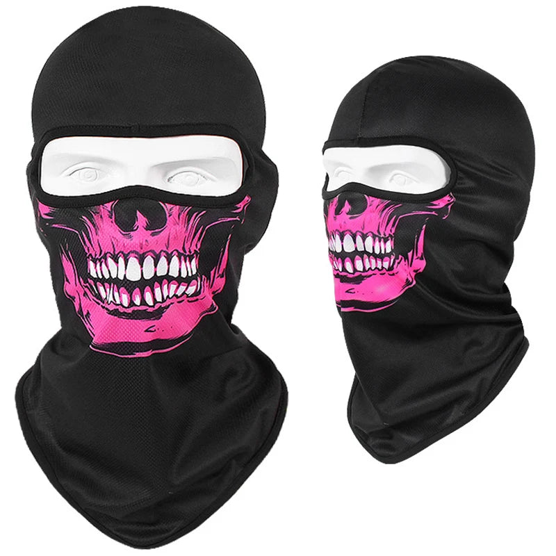 Motorcycle Headgear Cap Men Balaclava Multi-function Skull Face Mask MTB Bicycle Full Face Cover Shield Sunscreen Women Headwear