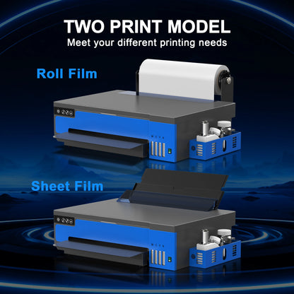 A3 XP600 DTF Printer Direct to Film Transfer Printing Machine impresora dtf a3 with Roll Feeder T shirt Printer For all Textile