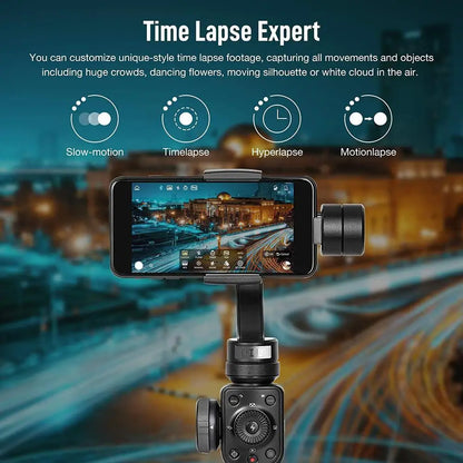 Zhiyun Smooth 4 3-Axis Focus Pull & Zoom Capability Handheld Gimbal Stabilizer for Smartphone Like iPhone X 8 7 Plus 6 Plus Sams