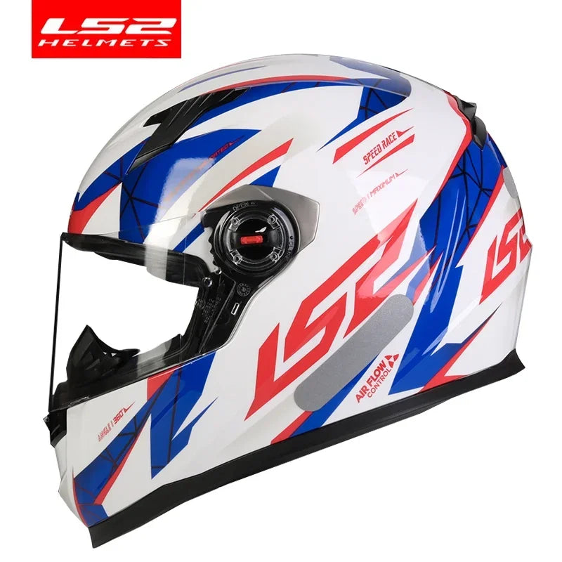 LS2 Clown full face motorcycle helmet ls2 FF358 motocross racing man woman casco moto casque ECE Approved