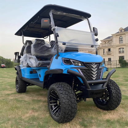 Factory CE new export electric cart Golf Course Club 2/4/6/8 seater off-road sightseeing car Solar power electric golf cart - MarvelouStoree