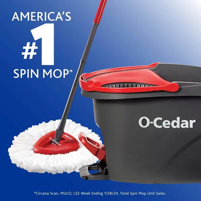 O-Cedar EasyWring Spin Mop and Bucket System