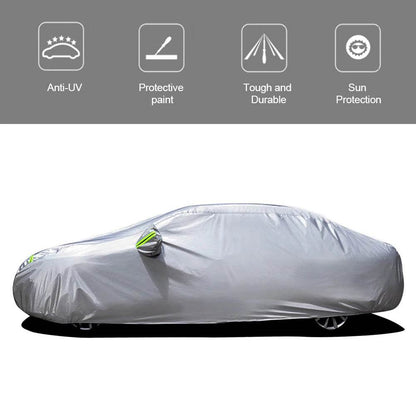 S-XXL Car Cover Sedan Full Covers with Reflective Strip Sunscreen Protection Dustproof&Waterproof UV Scratch-Resistant Universal - MarvelouStoree