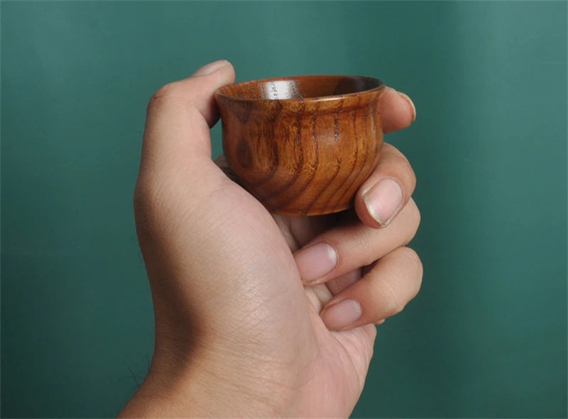 Wooden Big Belly Cups Handmade Natural Spruce Wood Cups Beer Tea Coffee Milk Water Cup Kitchen Bar Drinkware for Kitchen