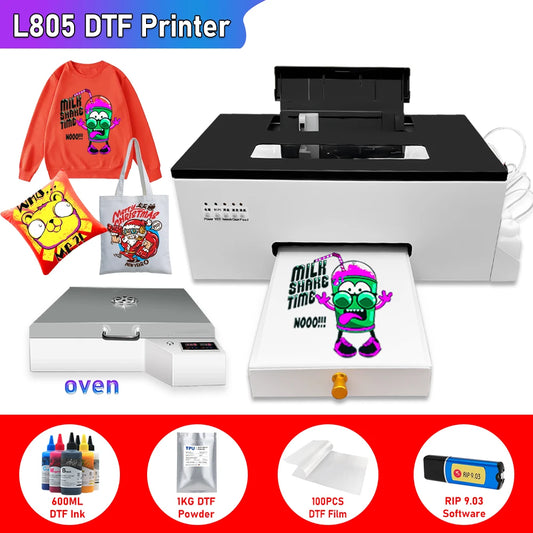 A4 impresora dtf  For Epson L805 DTF Printer DTF Transfer Machine t shirt printing machine DTF Ink DTF Film For t shirt Print