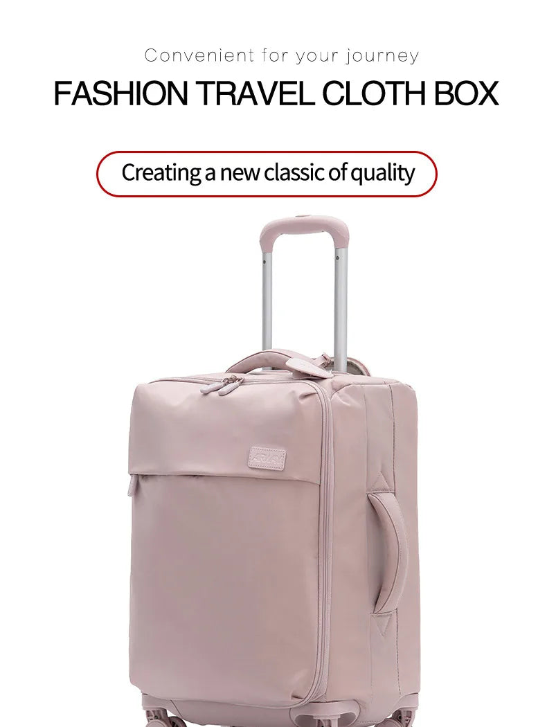 SUSHIMU High-quality Suitcase Oxford Cloth Trolley Case Shoulder Bag Multifunctional Boarding Box Rolling Luggage