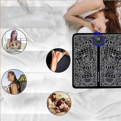 Electric Foot Massager Pad Muscle Massage Relaxation Trainer For Massage Fitness Outdoor Sport Home Family Relax - MarvelouStoree