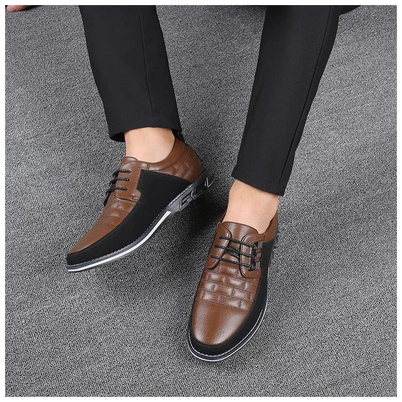 Hot Men Casual Shoes Buckle Leather Shoes for Men Business Slip-on Shoes Office Work Shoes Men Loafers Sapato Masculino