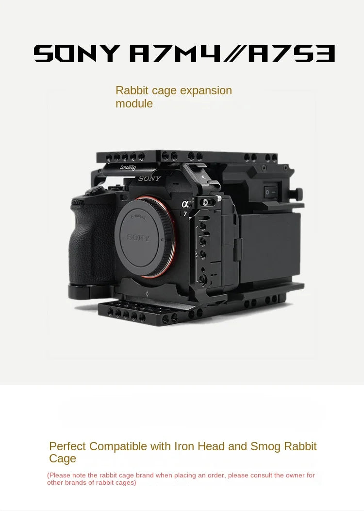 For Sony A7m4/A7s3 Cage Expansion Module Cineback