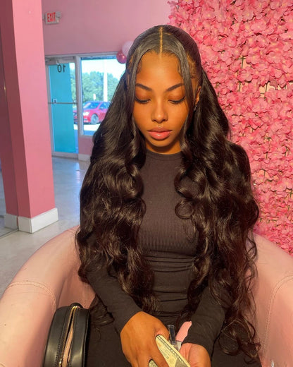 Glueless Wig Human Hair Ready To Wear Preplucked Brazilian Body Wave 13x6 HD Lace Frontal Wigs For Women Pre Cut No Glue 100%