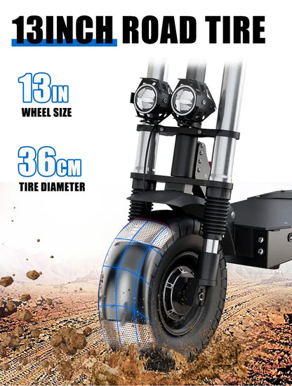 Jueshuai X60 Electric Scooter for Adults 90KM/H Speed Fast 100KM Powerful Electric Scooter Hydraulic Brake 30AH Battery Capacity