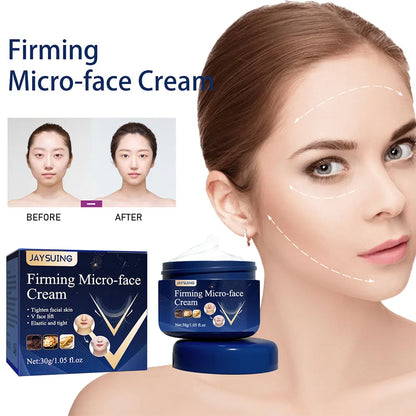 30g V-Shape Slimming Cream Removal Double Chin Firming Face-lift Slimming Masseter Muscle Face Fat Burning Anti-aging Products