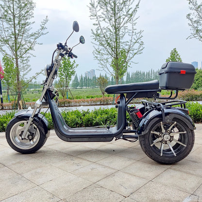 EEC COC Adult Electric 3 Wheel Scooter 2000W Motor Max Speed 40-45KM/H Max Load 250KG 18 Inch Off road Fat Tire Electric Scooter