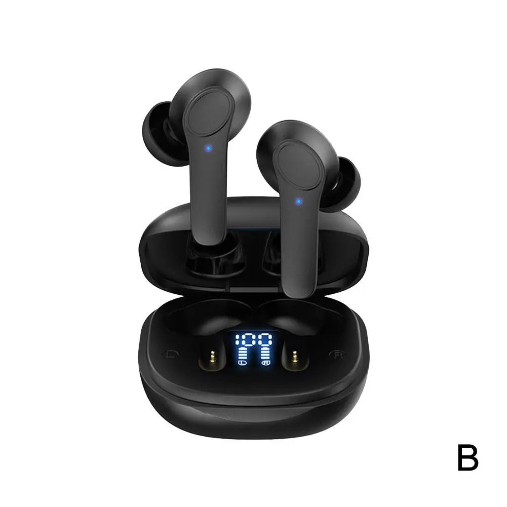 Wireless Translation Headset Real-time Display Portable For Travel Business Meetings Headphone Earphone Earbuds Music Player New