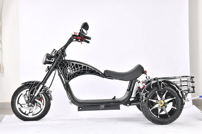 18Inch Fat Tire Electric Motorcycle Max Speed 40KM/H 1500W Powerful Motor Max Load 250KG Adult Citycoco Electric 3 Wheel Scooter