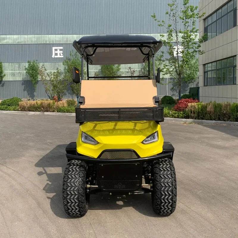 2024 New 4000W/5000W New Energy Golf Car 60V/72V Lithium Battery 4 Wheel 6 Seat Sightseeing Electric Golf Cart - MarvelouStoree