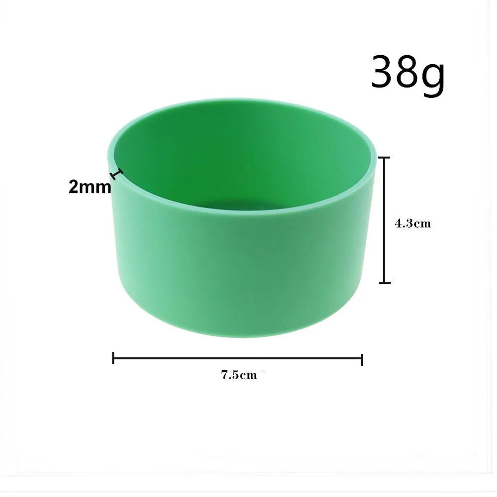 7.5cm Silicone Cup Boot for 40oz  Large Capacity Coffee Tumbler Ice Flow Flip 30oz 20 oz Bottle Cover Bottom Sleeve Cover