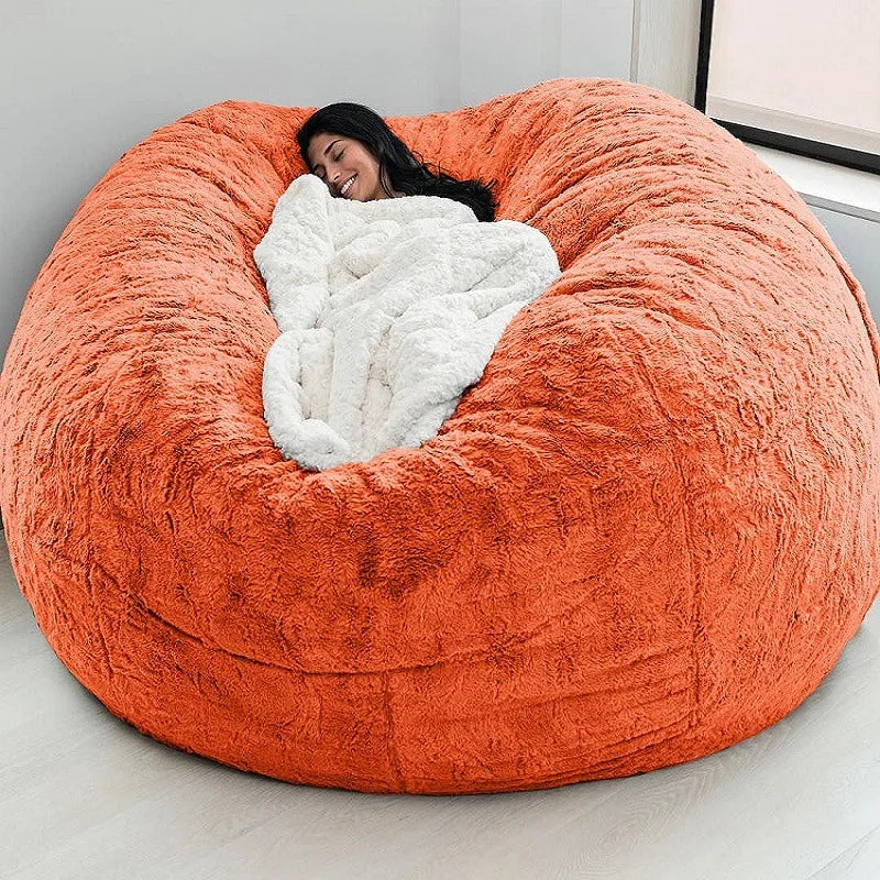 Beanbag Artificial Fur Bean Bag Bean Sofa Can Source Factory Direct Sales