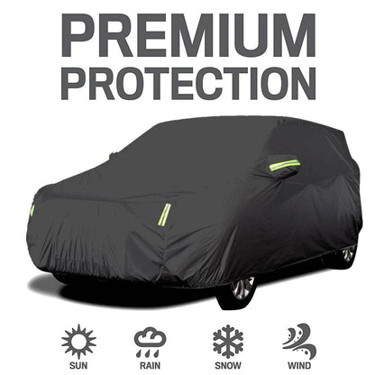 S-XXL Car Cover Sedan Full Covers with Reflective Strip Sunscreen Protection Dustproof&Waterproof UV Scratch-Resistant Universal - MarvelouStoree