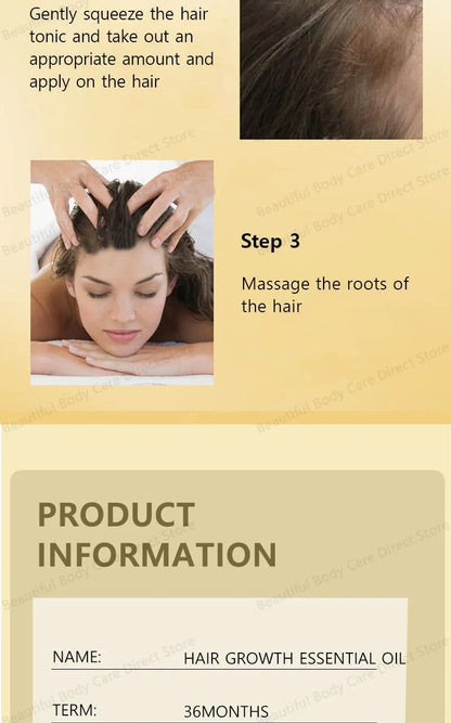 【Hot Selling】Miracle Hair Growth Essence, Awakening Hair Follicle Vitality