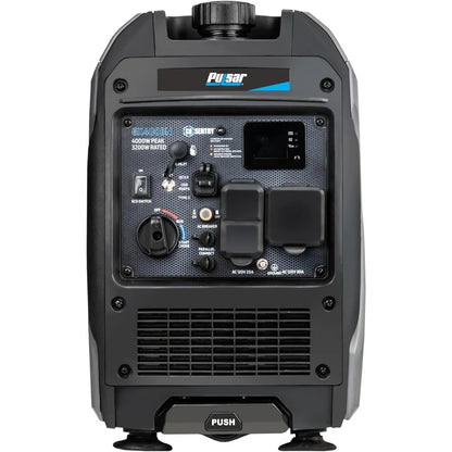 Generator , 4000W Portable Ultra-Quiet Dual Fuel & Parallel Capability, RV-Ready, Handle & Wheels, with COGenerators,Generator