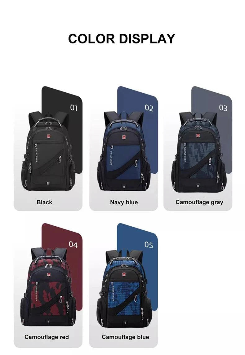 2024 Waterproof 17/20 Inch Laptop Backpack Men Airplane Travel Backpack Women Oxford Rucksack Male School Bag modern Mochila