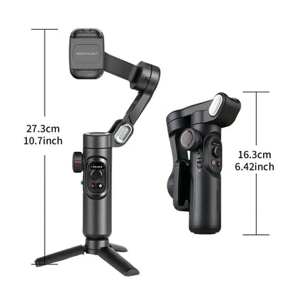 Alynic 3-Axis Handheld Gimbal Stabilizer for Smartphone with Fill Light for iPhone Android Face Tracking Tiktok Vlog Smart XE