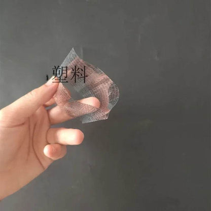 200pcs Medicine Bottle Mouth Plastic Sealing Film Black English Printed Heat Shrink Film Transparent Easy To Tear Sealing Sleeve