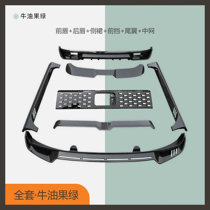 2022 Suit For Wuling Hongguang Big Surround Macarone Special Tail Wing Refitting Medium Net Explosive Front Shovel Rear Lip Mini