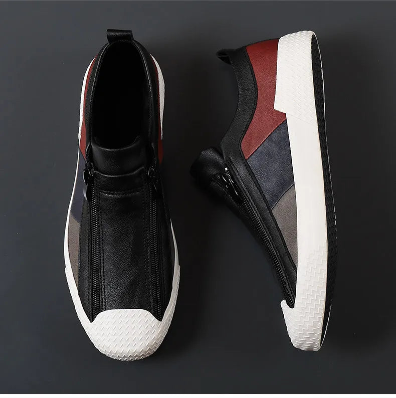 Handmade Leather Casual Shoes for Men Shoes Design Sneakers Man Comfortable Leather Shoes Men Loafers Hot Sale Moccasins Driving