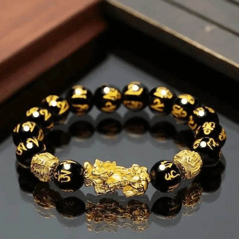 Hot selling Pixiu Bracelet with Double Happiness and Wealth, suitable for both men and women, Father's Day Gift - MarvelouStoree