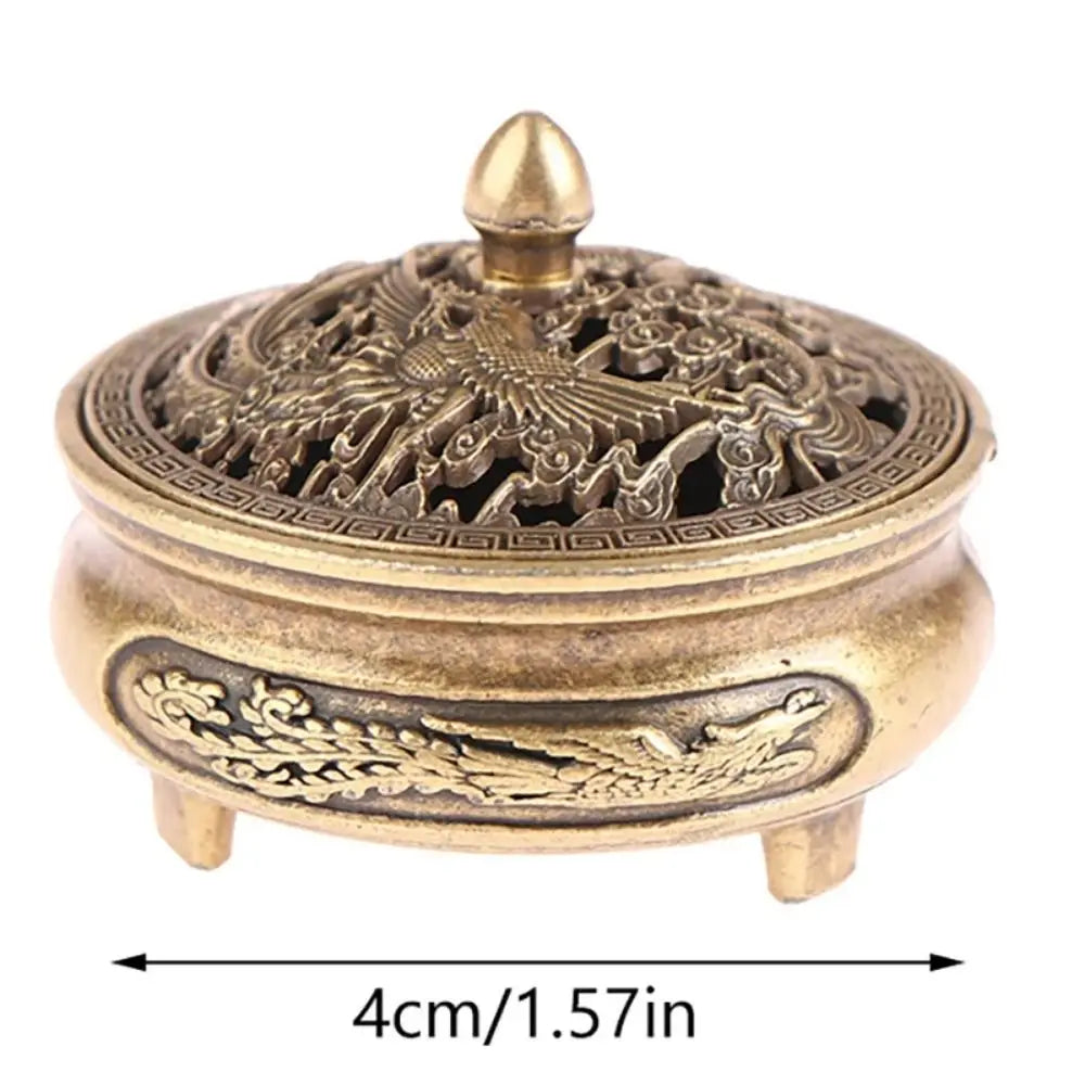 1Pcs Alloy Incense Stick Burner Home Office Decoration House Furnishings Lotus Incense Censer Unique Sandalwood