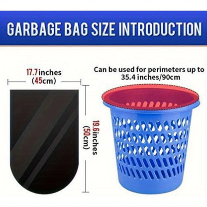 Thick and Durable Polyester Garbage Bag, Affordable and Portable for Home and Dormitory Use，45x50cm，100counts/roll