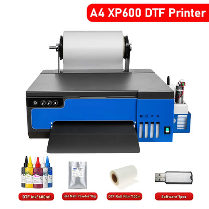 A3 XP600 DTF Printer Direct to Film Transfer Printing Machine impresora dtf a3 with Roll Feeder T shirt Printer For all Textile