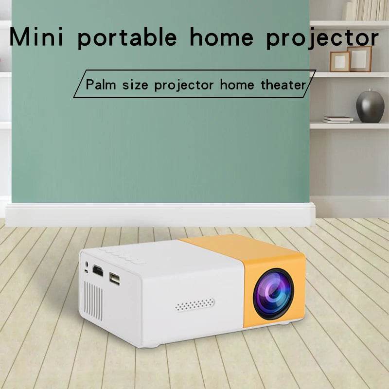 YG300 Mini LED Projector Yg300 Upgraded Version 1000 Lumen 320x240P HDMI-compatible Projetor USB Audio Home Media Player Beamer - MarvelouStoree