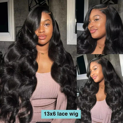 180% Body Wave Glueless Wig Human Hair Ready To Wear 5x5 Lace Closure Human Hair Wigs For Women 6x4 Pre-Cut Lace Closure Wig