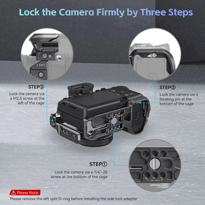 SmallRig "Rhinoceros" Advanced Cage Kit for Sony Alpha 7R V / Alpha 7 IV / Alpha 7S III 3710