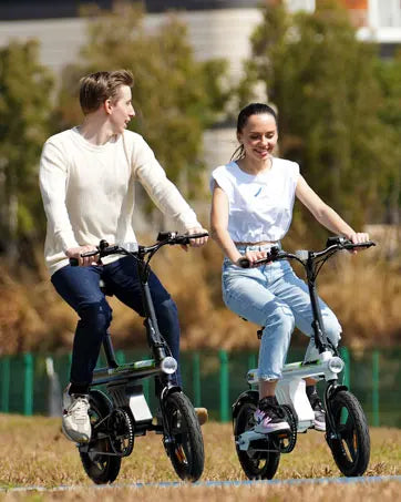 U1 Electric Bike for Adults 500W Motor, 20 mph Folding , 14" Adults Electric Bicycles with Smart Uphill, 280.8Wh