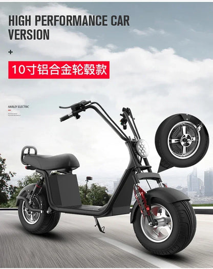 X20 Wide Tire  Electric Vehicle Battery Car Adult Scooter Bicycle Scooter Big Tire