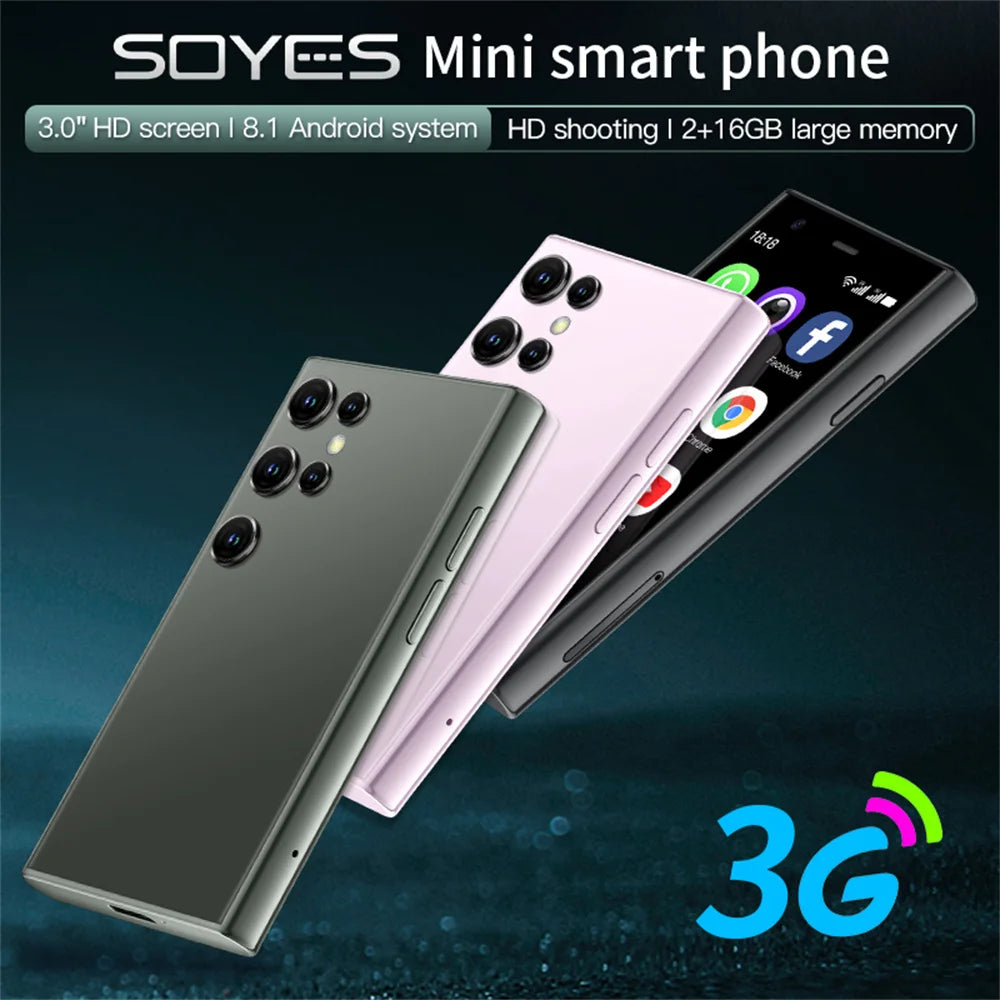 SOYES S23 Pro Mini Smartphone 2GB+16GB front and rear HD camera mini small phone