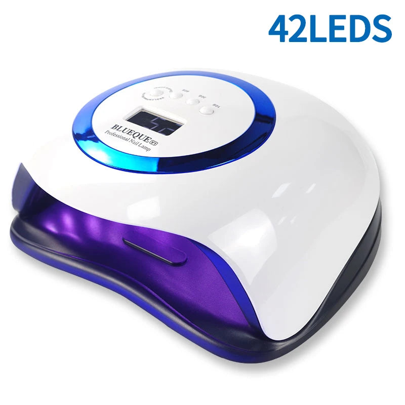 66LEDs Powerful UV LED Nail Dryer For Drying Nail Gel Polish Portable Design With Large LCD Touch Screen Smart Sensor Nail Lamp