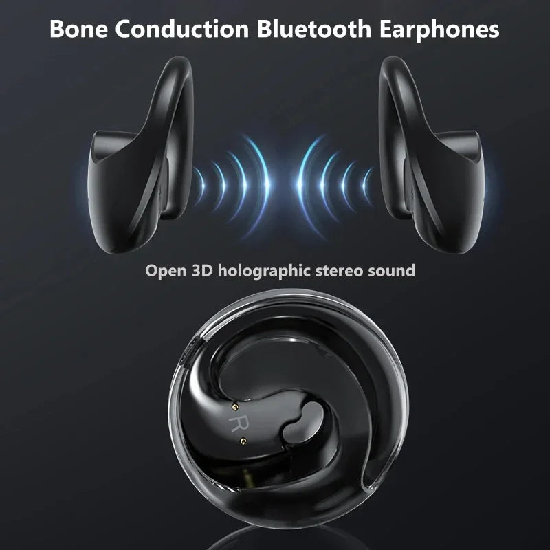 Language Translator Headphones Bluetooth-Compatible 5.0 Noise Cancelling Wireless Open-Ear Headphones for Professionals